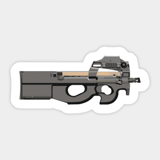 P90 Compact Submachine Gun Sticker